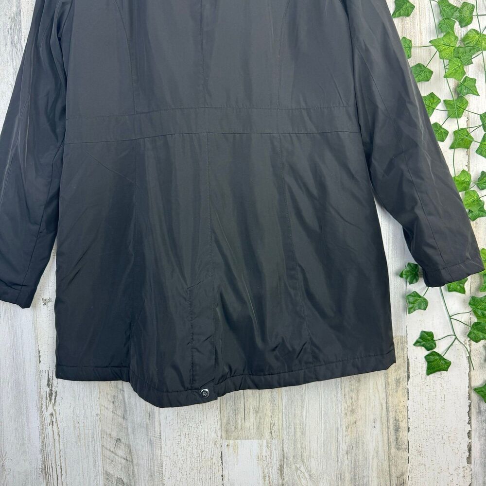 LRL Ralph Lauren Womens Black Softshell Jacket with Berber Vest Medium - Picture 7 of 9
